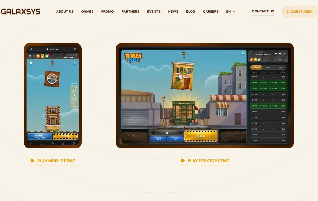 Tower Rush Demo-Spiel